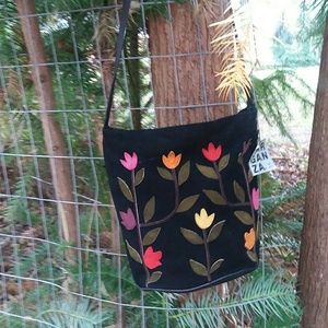 NWT Leather/Suede Gorgeous Bag